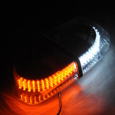 25W 240 LED Vehicle Roof Top Emergency Hazard Warning Strobe Light, Yellow and White Light - Warning Lights by buy2fix | Online Shopping UK | buy2fix