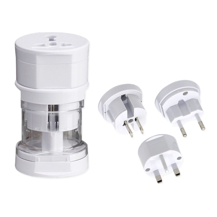 All in 1 EU + AU + UK + US Plug Travel Universal Adaptor(White) - Plug Adaptor by buy2fix | Online Shopping UK | buy2fix