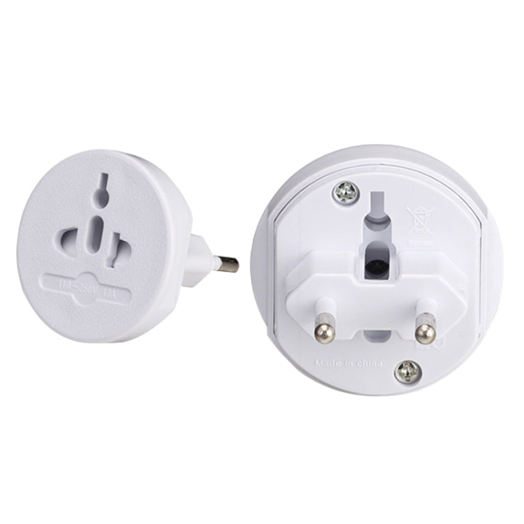 All in 1 EU + AU + UK + US Plug Travel Universal Adaptor(White) - Plug Adaptor by buy2fix | Online Shopping UK | buy2fix