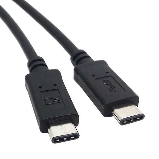 1m USB 3.1 Type C Male Connector to Male Extension Data Cable, For Tablet & Mobile Phone & Hard Disk Drive(Black) by buy2fix