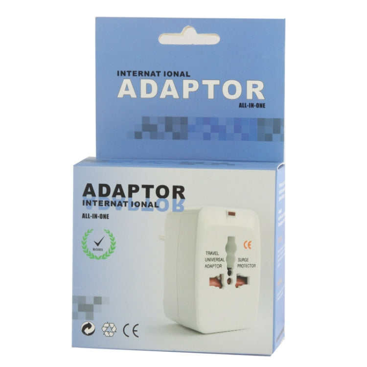 Plug Adapter, Universal EU US UK AU Travel AC Power Adaptor Plug(White) - Plug Adaptor by buy2fix | Online Shopping UK | buy2fix