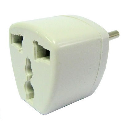 Plug Adapter, Travel Power Adaptor with Europe Socket Plug(White) - Plug Adaptor by buy2fix | Online Shopping UK | buy2fix