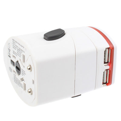 Plug Adapter, World Travel Adapter 2 & USB Charger - Plug Adaptor by buy2fix | Online Shopping UK | buy2fix
