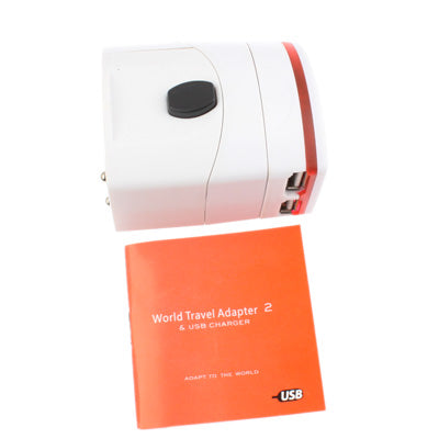 Plug Adapter, World Travel Adapter 2 & USB Charger - Plug Adaptor by buy2fix | Online Shopping UK | buy2fix