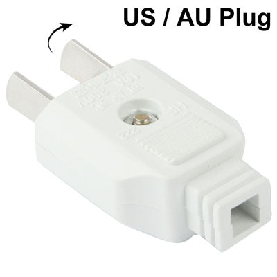 US / AU Plug AC Wall Universal Travel Power Socket Plug Adaptor(White) - Plug Adaptor by buy2fix | Online Shopping UK | buy2fix