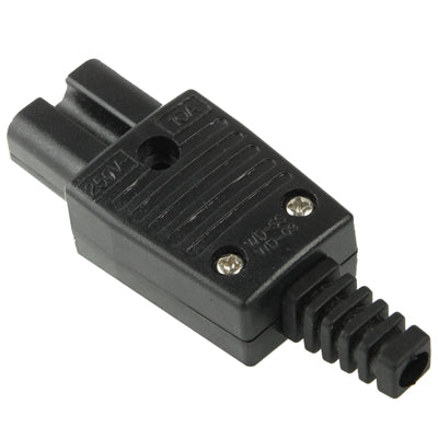 3 Prong Female AC Wall Universal Travel Power Socket Plug Adaptor(Black) - Plug Adaptor by buy2fix | Online Shopping UK | buy2fix