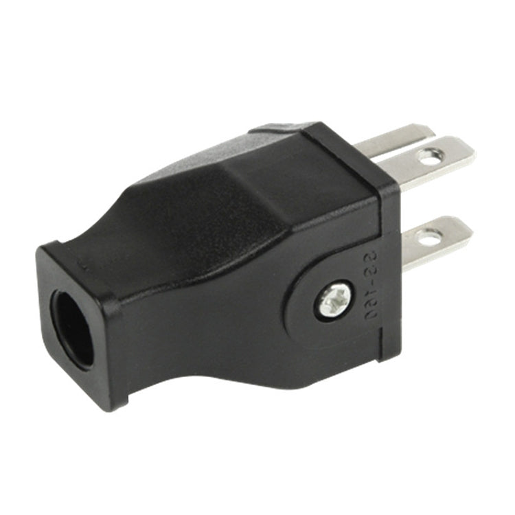 US Plug Male AC Wall Universal Travel Power Socket Plug Adaptor(Black) - Plug Adaptor by buy2fix | Online Shopping UK | buy2fix