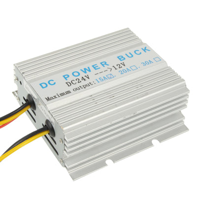 DC 24V to 12V Car Power Step-down Transformer, Rated Output Current: 15A by buy2fix