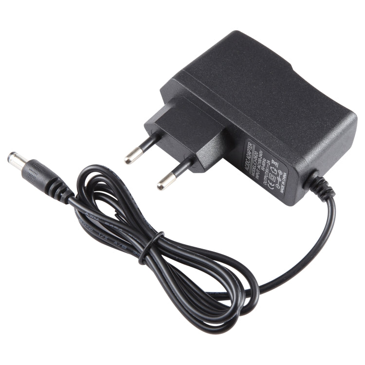 EU Plug AC 100-240V to DC 6V 2A Power Adapter, Tips: 5.5 x 2.1mm, Cable Length: 1.1m(Black) - AC Adapers by buy2fix | Online Shopping UK | buy2fix