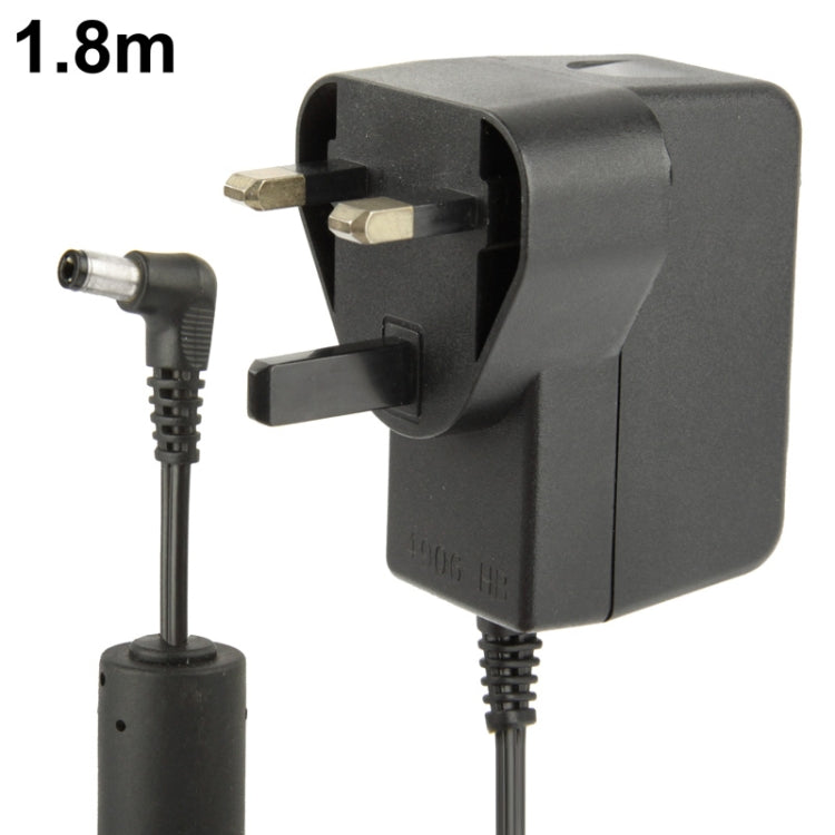 High Quality UK Plug AC 100-240V to DC 5V 2A Power Adapter, Tips: 5.5 x 2.5mm, Cable Length: 1.8m(Black) - AC Adapers by buy2fix | Online Shopping UK | buy2fix