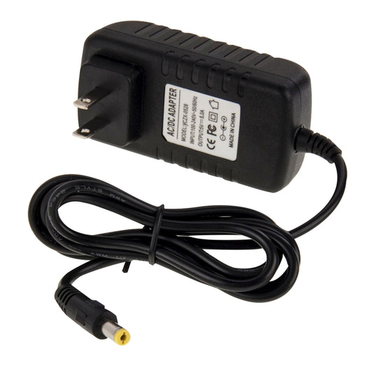 US Plug AC 100-240V to DC 5V 5A Power Adapter, Tips: 5.5 x 2.1mm, Cable Length: about 1.2m(Black) by buy2fix
