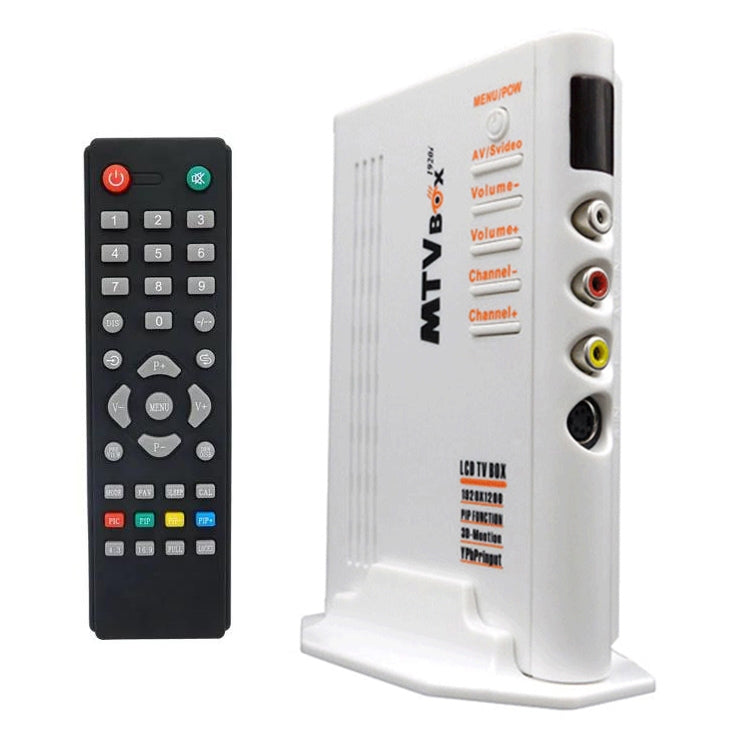 HD LCD TV-Box with Remote Control, TV (PAL-BG+PAL-DK)(Silver) - Others by buy2fix | Online Shopping UK | buy2fix