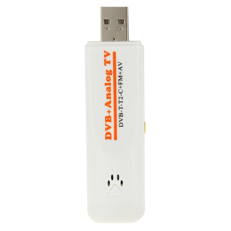 Mini Digital USB 2.0 Dual Module DVB Analog TV Stick, Support FM + AV + DVB-T / T2 / C - DVB-T & Analog Solutions by buy2fix | Online Shopping UK | buy2fix