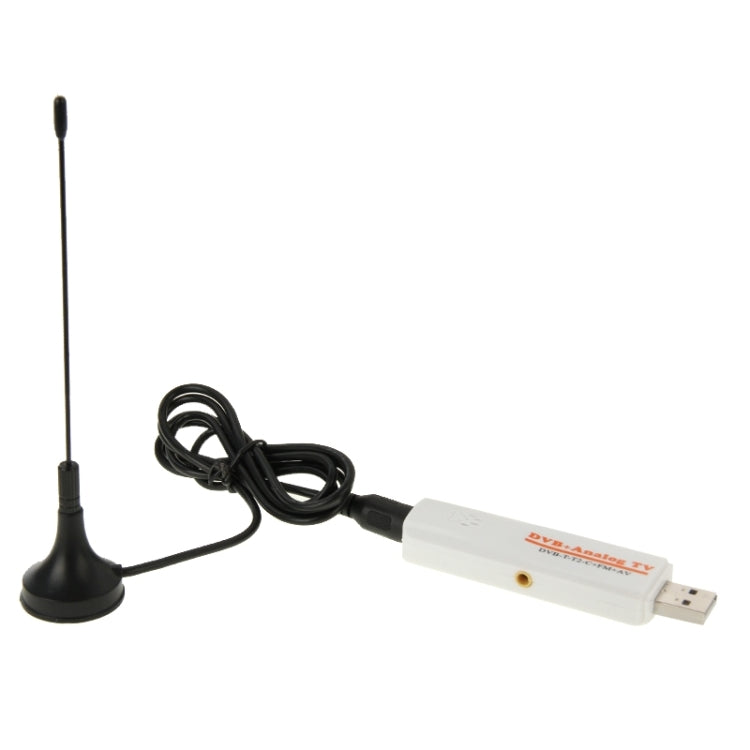 Mini Digital USB 2.0 Dual Module DVB Analog TV Stick, Support FM + AV + DVB-T / T2 / C - DVB-T & Analog Solutions by buy2fix | Online Shopping UK | buy2fix