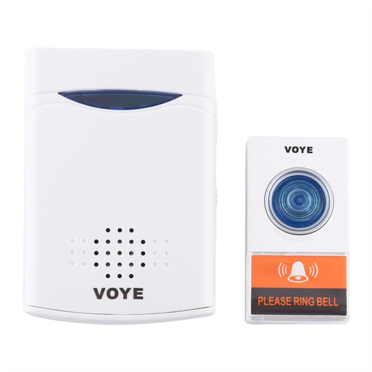 VOYE V006A Home Music Remote Control Wireless Doorbell with 38 Polyphony Sounds(White) by VOYE