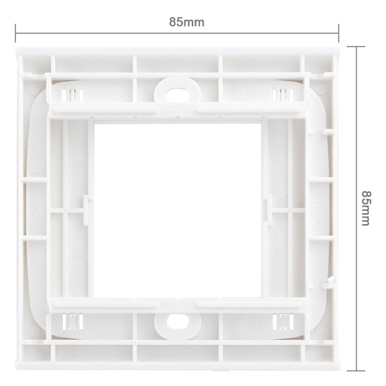 Wall Plate with Screw for Blank Inserts - 3 Hole, Use around the world(White) - Consumer Electronics by buy2fix | Online Shopping UK | buy2fix