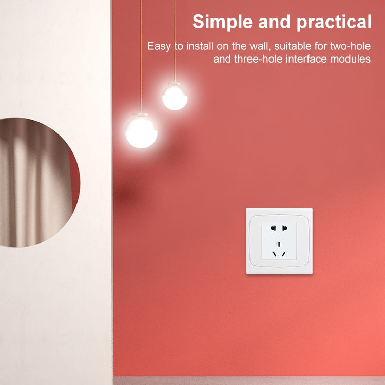 Wall Plate with Screw for Blank Inserts - 3 Hole, Use around the world(White) - Consumer Electronics by buy2fix | Online Shopping UK | buy2fix