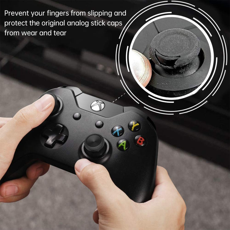 10 PCS Controller Joystick 3D Analog Cap for Xbox One(Black) - XBOX Spare Parts by buy2fix | Online Shopping UK | buy2fix