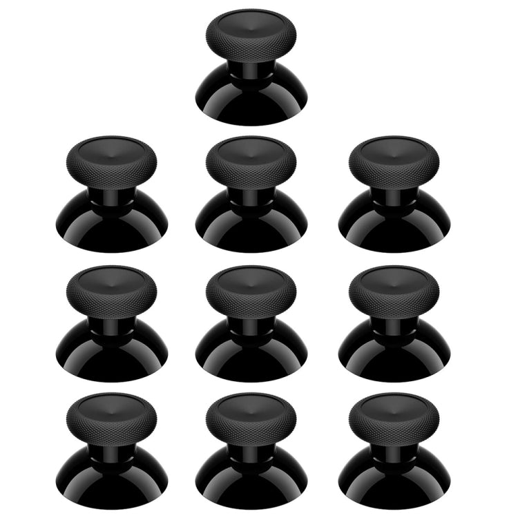 10 PCS Controller Joystick 3D Analog Cap for Xbox One(Black) - XBOX Spare Parts by buy2fix | Online Shopping UK | buy2fix