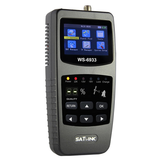 SATLINK WS6933 Portable Digital Satellite Finder Meter, 2.1 inch LCD Colour Screen, DVB-S2/S Signal Pointer(US Plug) by buy2fix