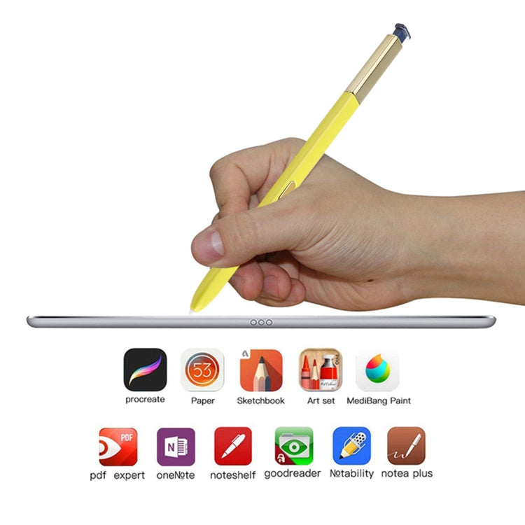 Portable High-Sensitive Stylus Pen without Bluetooth for Galaxy Note9(Yellow) - Stylus Pen by buy2fix | Online Shopping UK | buy2fix