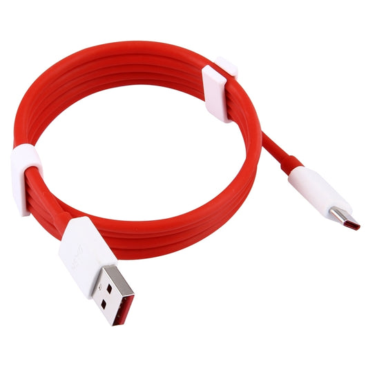 For OnePlus Phone Flash Charging USB to Type-C Data Cable, Length: 1m(Red) - USB-C & Type-C Cable by buy2fix | Online Shopping UK | buy2fix