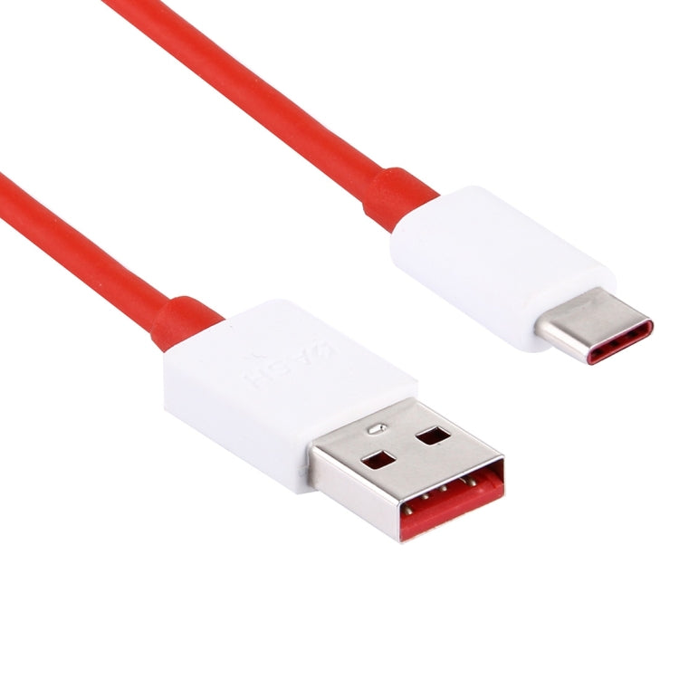 For OnePlus Phone Flash Charging USB to Type-C Data Cable, Length: 1m(Red) - USB-C & Type-C Cable by buy2fix | Online Shopping UK | buy2fix