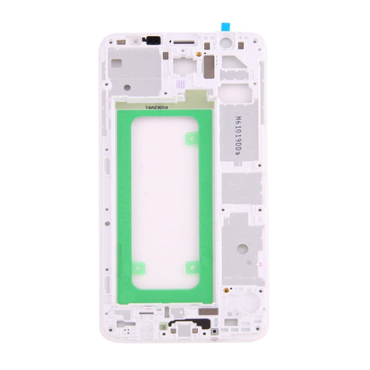 For Galaxy On7 (2016) / G6100 & J7 Prime Middle Frame Bezel (White) - Frame Bezel Plate by buy2fix | Online Shopping UK | buy2fix