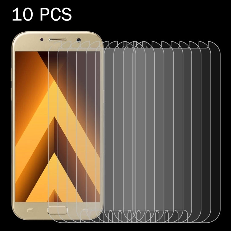 10 PCS for Galaxy A5 (2017) / A520 0.26mm 9H Surface Hardness 2.5D Explosion-proof Tempered Glass Non-full Screen Film - Galaxy Tempered Glass by buy2fix | Online Shopping UK | buy2fix
