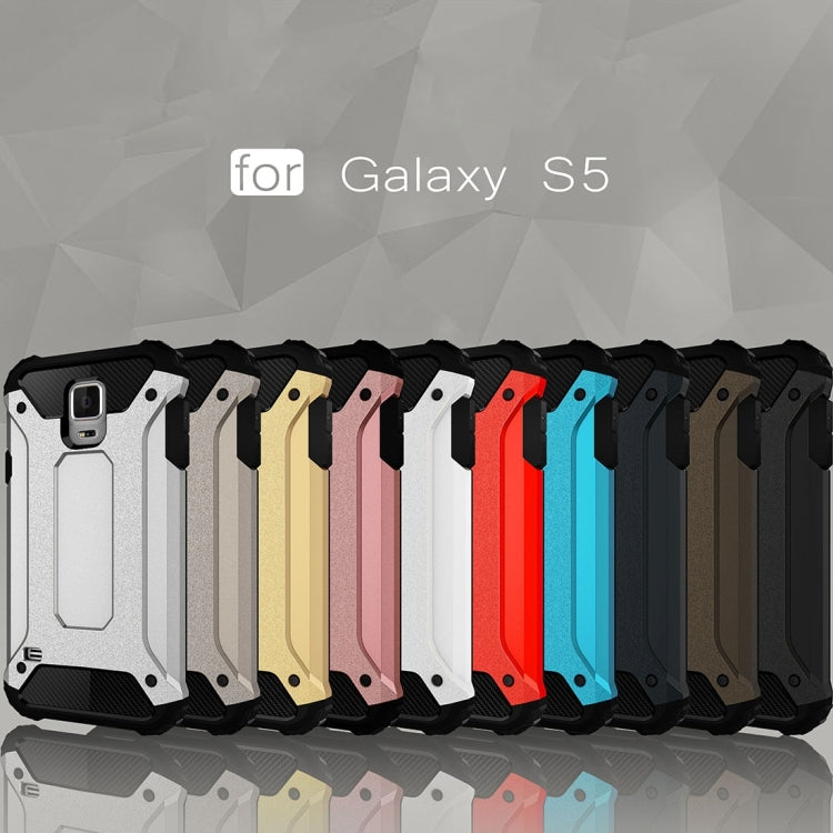 For Galaxy S5 / G900 Tough Armor TPU + PC Combination Case(Black) by buy2fix
