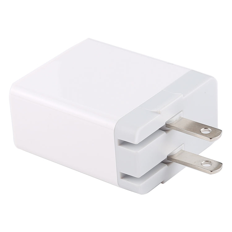 3A Max Output USB-PD + Dual QC3.0 USB Ports Travel Fast Charger, US Plug - USB Charger by buy2fix | Online Shopping UK | buy2fix