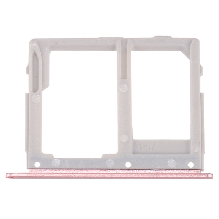 For Galaxy C7 Pro / C7010 & C5 Pro / C5010 SIM Card Tray + SIM / Micro SD Card Tray (Rose Gold) - Card Tray by buy2fix | Online Shopping UK | buy2fix