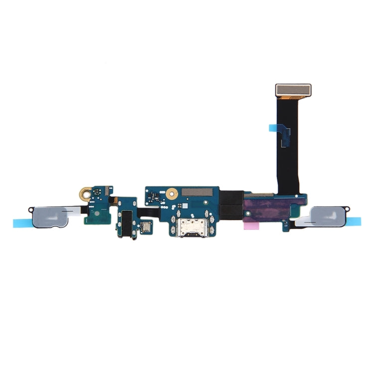 For Galaxy C7 Pro / C7010 Charging Port + Home Button + Earphone Jack Flex Cable - Flex Cable by buy2fix | Online Shopping UK | buy2fix
