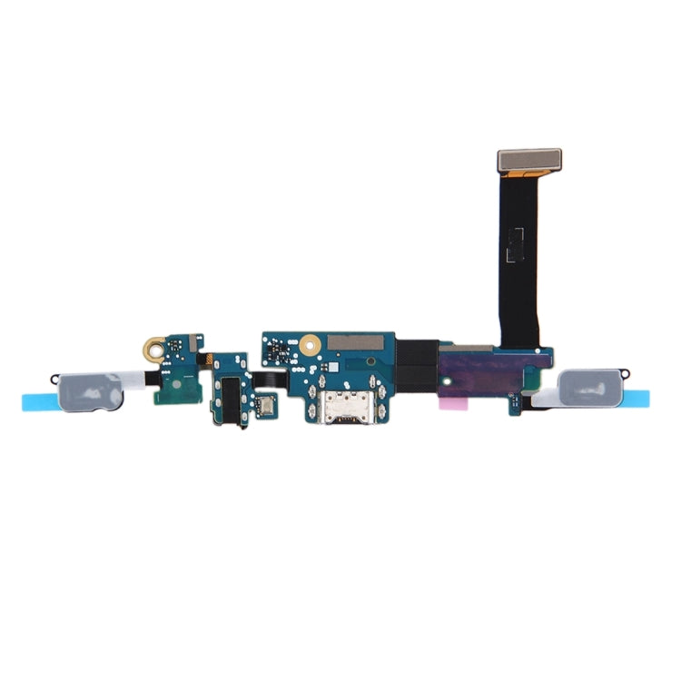 For Galaxy C7 Pro / C701F Charging Port + Home Button + Earphone Jack Flex Cable - Flex Cable by buy2fix | Online Shopping UK | buy2fix