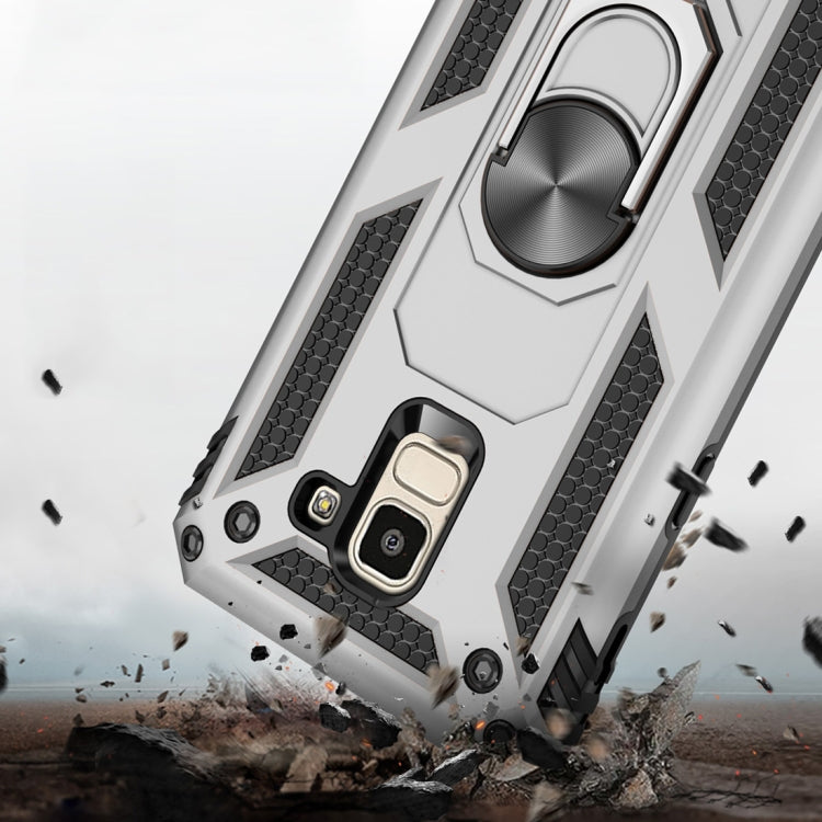 Armor Shockproof TPU + PC Protective Case for Galaxy J6 (2018), with 360 Degree Rotation Holder(Black) - Galaxy Phone Cases by buy2fix | Online Shopping UK | buy2fix