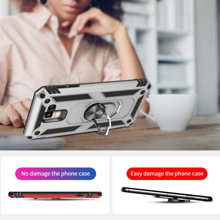 Armor Shockproof TPU + PC Protective Case for Galaxy J6 (2018), with 360 Degree Rotation Holder(Black) - Galaxy Phone Cases by buy2fix | Online Shopping UK | buy2fix