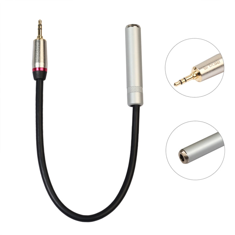 REXLIS TC128MF 3.5mm Male to 6.5mm Female Audio Adapter Cable, Length: 1m - Audio Adapter by REXLIS | Online Shopping UK | buy2fix