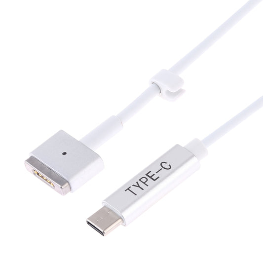 85W 5 Pin MagSafe 2 (T-Shaped) to USB-C / Type-C PD Charging Cable(White) - Cable & Adapter by buy2fix | Online Shopping UK | buy2fix