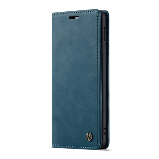 CaseMe-013 Multifunctional Retro Frosted Horizontal Flip Leather Case for Galaxy S10 E, with Card Slot & Holder & Wallet (Blue) by CaseMe