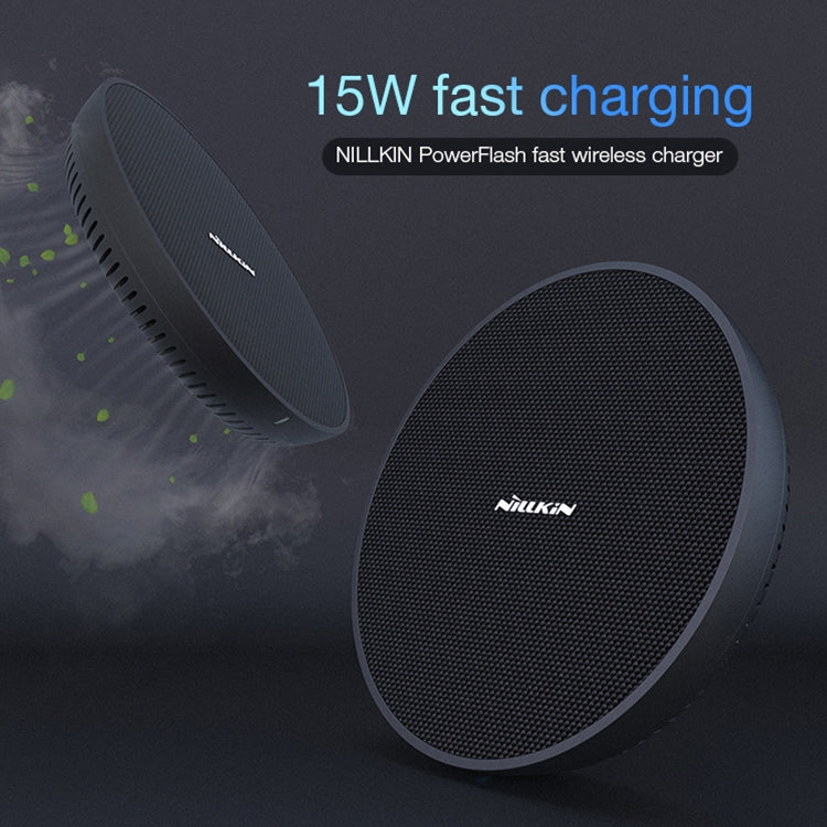 NILLKIN MC035 Power Flash Qi Standard High Speed Wireless Charger (Classic Nylon) by NILLKIN
