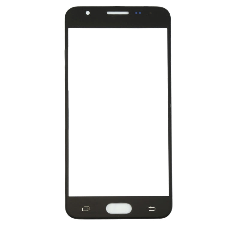 For Galaxy On5 / G550 Front Screen Outer Glass Lens (Black) - Outer Glass Lens by buy2fix | Online Shopping UK | buy2fix
