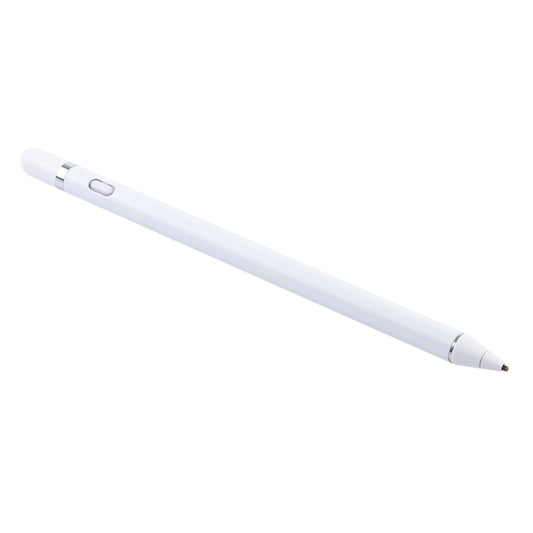 Long Universal Rechargeable Capacitive Touch Screen Stylus Pen with 2.3mm Superfine Metal Nib for iPhone, iPad, Samsung, and Other Capacitive Touch Screen Smartphones or Tablet PC(White) by buy2fix