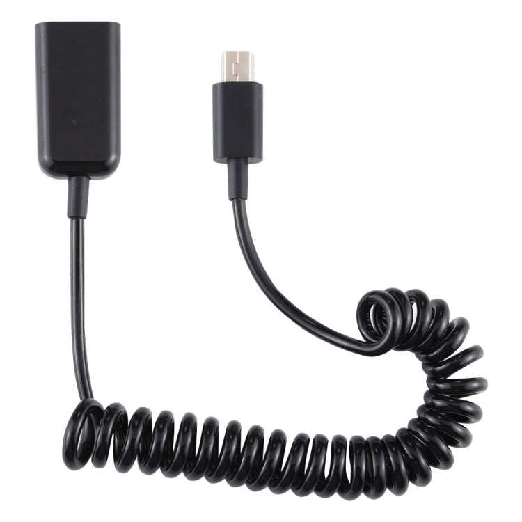 Mini 5 Pin Male to USB Female Laptop Spring Charging Cable - Universal Power Adapter by buy2fix | Online Shopping UK | buy2fix