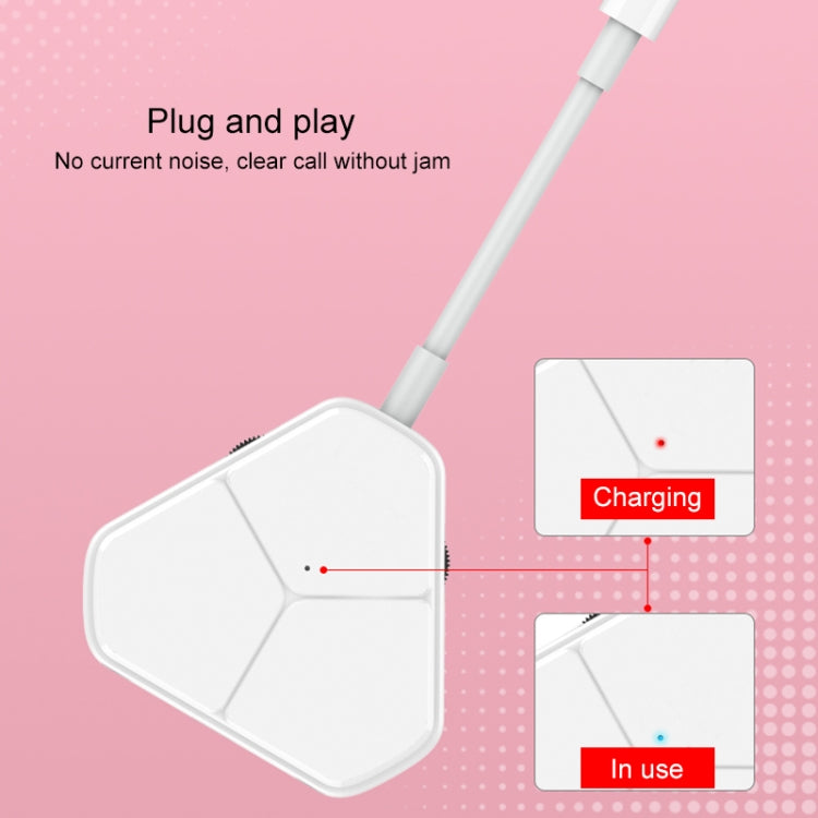 5 In 1 Multifunctional Live Broadcast Converter Mini Sound Card(White) - Live Sound Effects Processors by buy2fix | Online Shopping UK | buy2fix