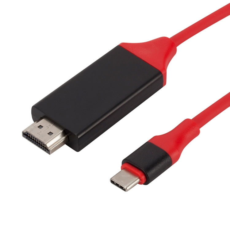 USB-C / Type-C 3.1 to 4K HD HDMI Plastic Video Cable, Length: 2m - Cable & Adapters by buy2fix | Online Shopping UK | buy2fix