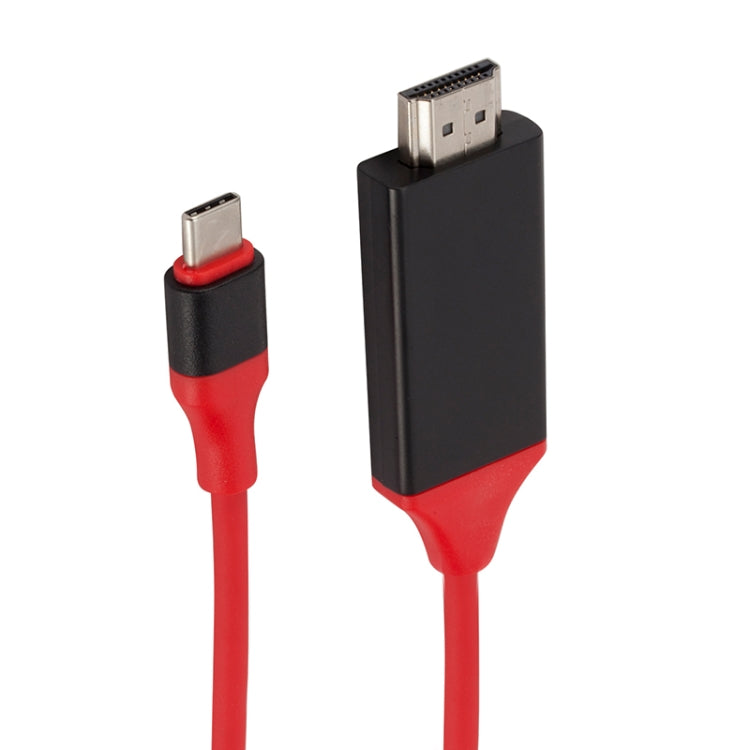 USB-C / Type-C 3.1 to 4K HD HDMI Plastic Video Cable, Length: 2m - Cable & Adapters by buy2fix | Online Shopping UK | buy2fix