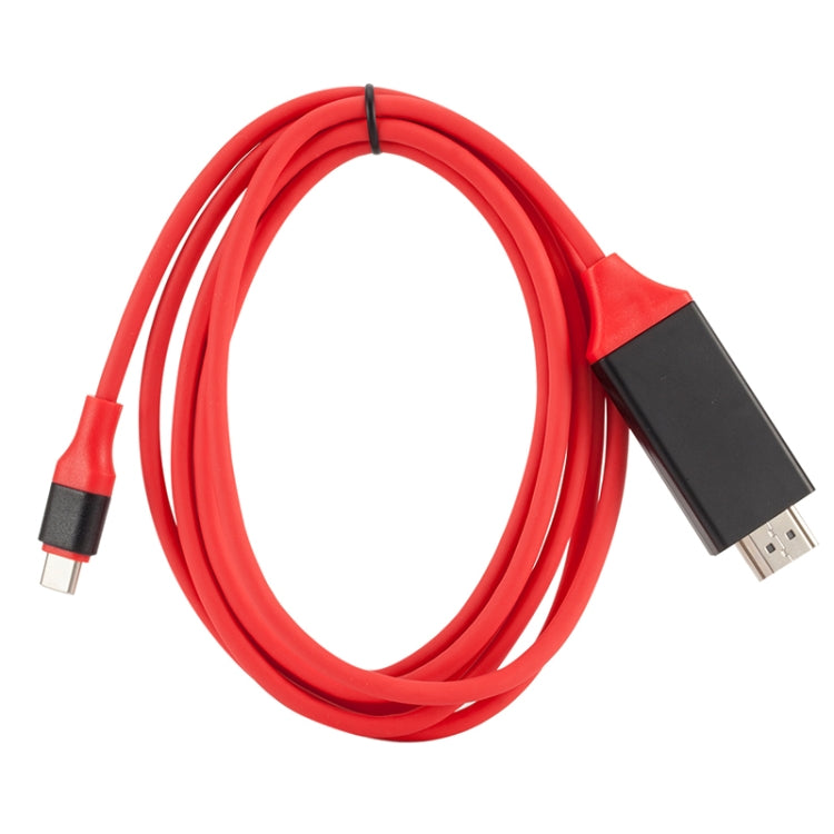 USB-C / Type-C 3.1 to 4K HD HDMI Plastic Video Cable, Length: 2m - Cable & Adapters by buy2fix | Online Shopping UK | buy2fix