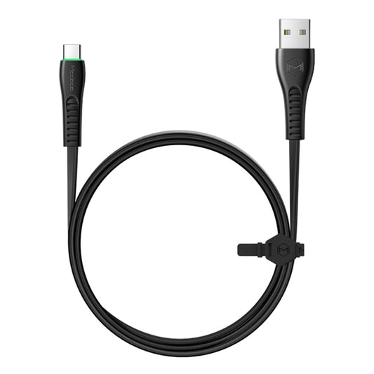Mcdodo CA-6431 Flying Fish Series Type-C to USB LED Data Cable, Length: 1.2m(Black) by Mcdodo