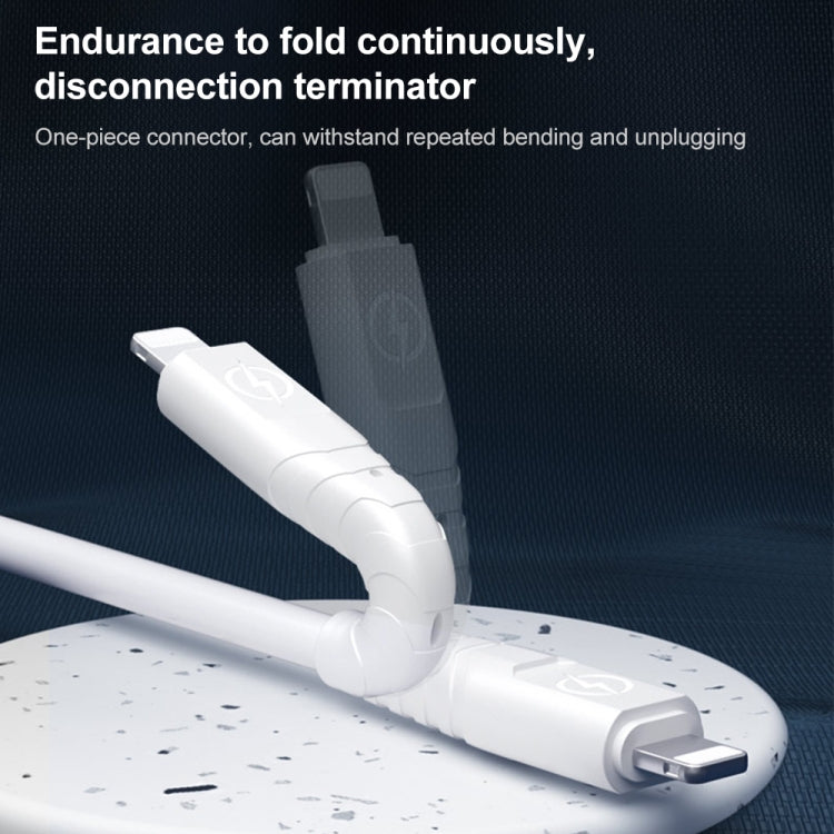 WK WDC-152 6A Micro USB Fast Charging Data Cable, Length: 1m (White) - Micro USB Cable by WK | Online Shopping UK | buy2fix