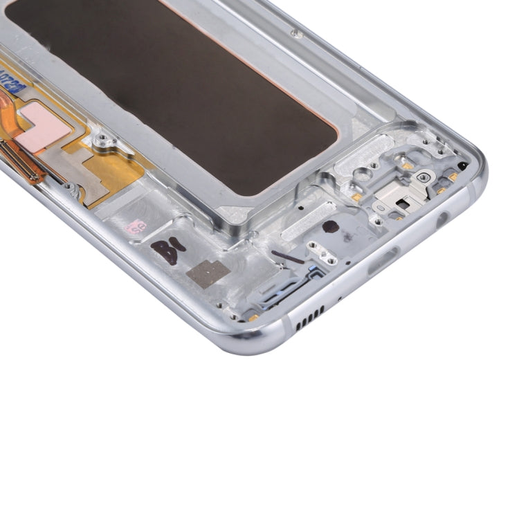Original LCD Screen + Original Touch Panel with Frame for Galaxy S8+ / G955 / G955F / G955FD / G955U / G955A / G955P / G955T / G955V / G955R4 / G955W / G9550(Silver) - LCD Screen by buy2fix | Online Shopping UK | buy2fix